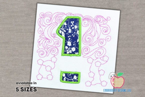 1st Birthday Split Frame Applique Review