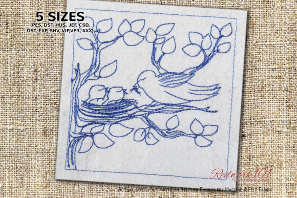 Bird and Chicks Eating a Worm: Honest Embroidery Review