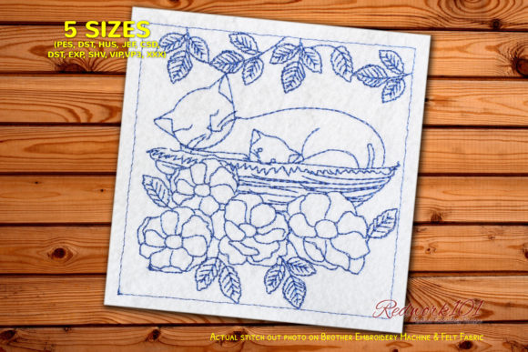 Cat and Kitten Sleeping in Basket: A Design Review