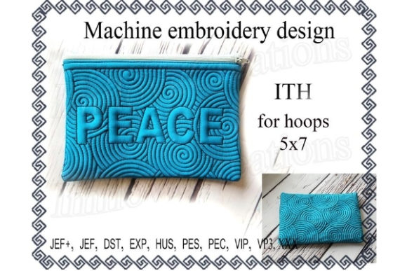 Cosmetic Bag in the Hoop β Peace: A Designer Review