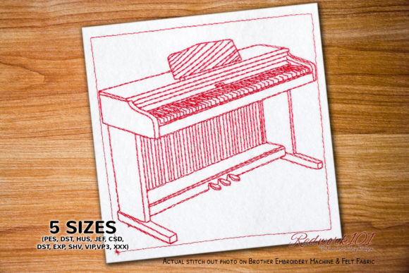 Digital Piano Redwork: A Designerβs Review for Small Business Merch