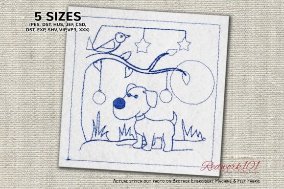 Dog Standing Near Tree Redwork: An Honest Review