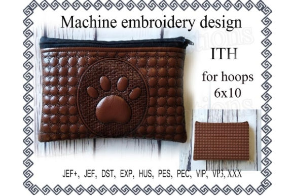 ITH Zippered Bag Dog's Paw Design Review for Business Merch