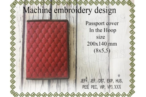 Passport Cover in the Hoop: A Hands-On Embroidery Review