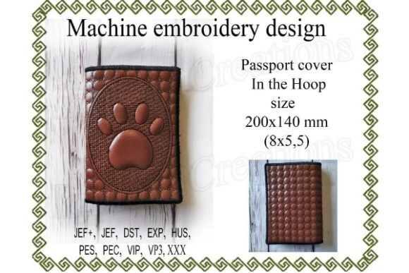 Passport Cover in the Hoop – Paw: Seasonal Designer Review