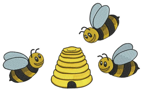 Sweet Bees Embroidery for Seasonal Shop Success