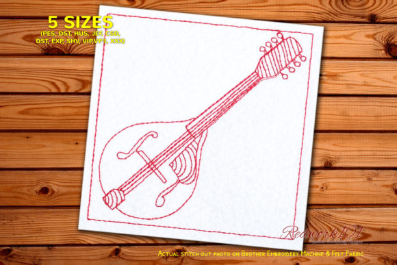 Wood Mandolin Design Review for Small Business Merch